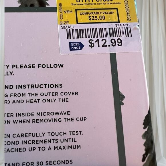 Beauty Muse warming plush slippers, NIB - Picture 7 of 8